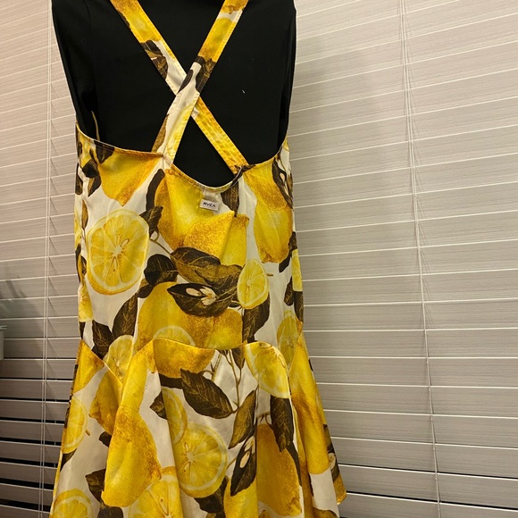 RVCA Lemon Summer S Dress beachy california style - Picture 4 of 8